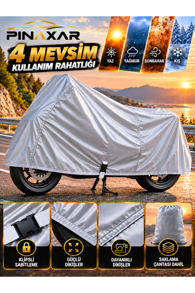 pınaxar Yamaha R3 Motorcycle Canvas Bag with Buckle for 4 Seasons