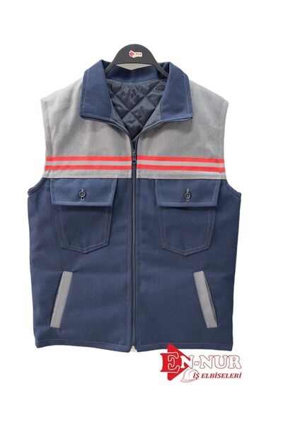 EN-NUR İÇİ ELYAF ASTAR GABARDİN İŞ YELEĞİ