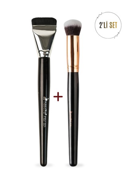 nascita PROFESYONEL OVAL YAPILI KAPATICI FIRCASI NASBRUSH0136 + Ultra İnce Ko...