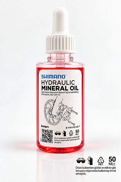 heugers 50 ml Damlalıklı Mineral Fren Yağı – Shimano ve Magura Uyumlu Hidroli...