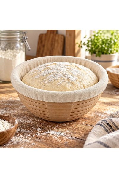 dinckitchen Yuvarlak Bio Hamur Mayalama Sepeti Bezli 20x8 cm Bio Yuvarlak 20X8 cm İLÇE TARIM VE ORMAN MÜDÜRLÜGÜNÜN 08102020 TARİH VE TR-34-K-212774 SAYILI İZNİ İLE ÜRETİLMİŞTİR. GIDA TÜZÜGÜNE UYGUNDUR