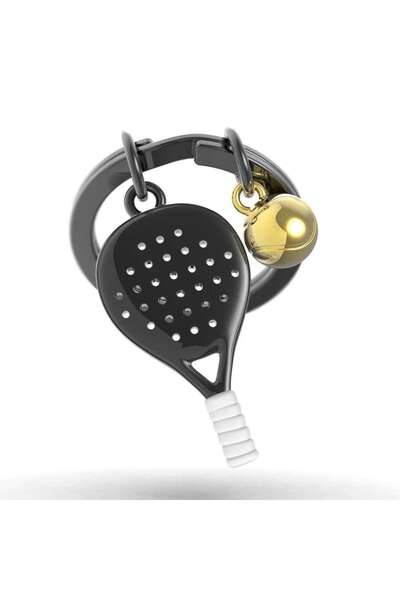 Metalmorphose Padel Tenis Anahtarlık Siyah