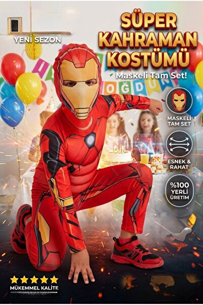 MİLAYS LİFE HOME COLLECTİON Costum și mască de personaj muscular, umplute cu ...