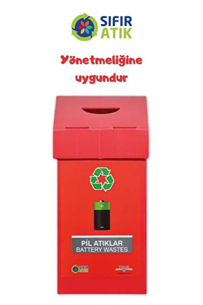 Temel Geri Dönüşüm Kutusu Pil Atık Kutusu