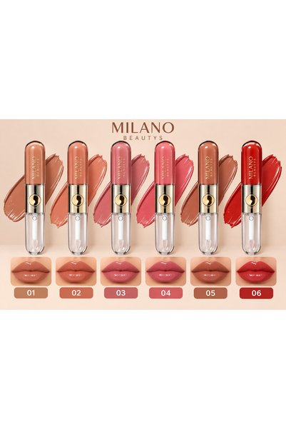 MİLANO BEAUTYS 2in1 /Magic Lip Gloss/Natural Pinkness/ Lip Moisturizer