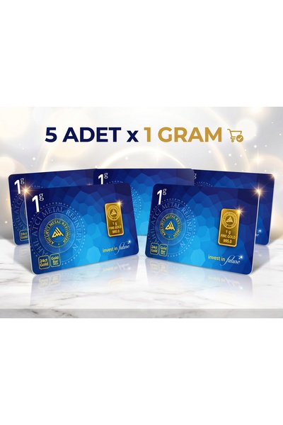 Ahlatcı 24 Ayar-5 Gram Külçe Altın