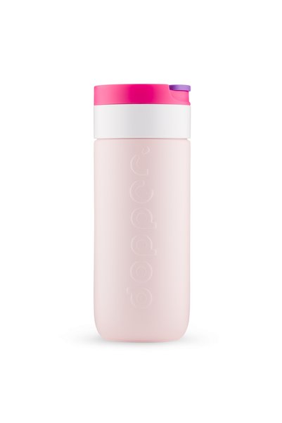 Dopper Travel Mug Yalıtımlı Termos Bardak 400 ml - Çilek Pembesi