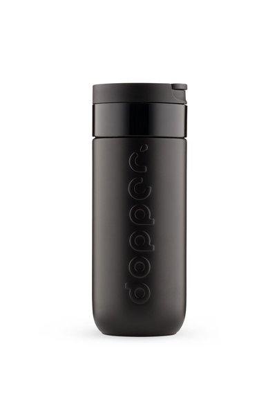 Dopper Travel Mug Yalıtımlı Termos Bardak 400 ml - Gece Siyahı