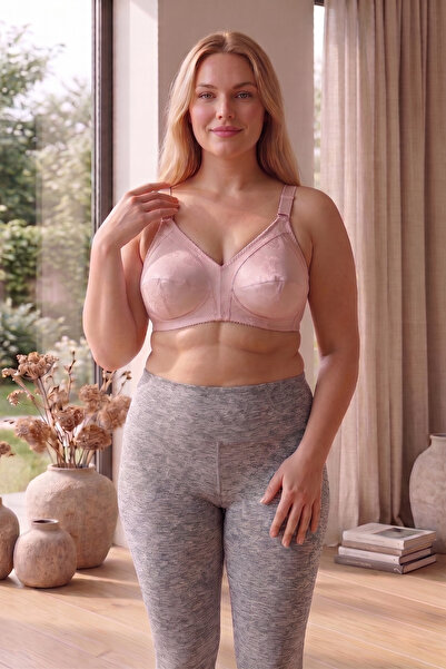 wear treasure Women's Gathering Reducing Plus Size 110-130 Skin D Cup t Stitc...