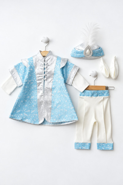 Harry&Millie Baby Boy Mevlütlük Şehzade Circumcision Dress Circumcision Cloth...