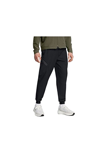 Under Armour Pantaloni de trening negri pentru bărbați, în stil casual, de ne...