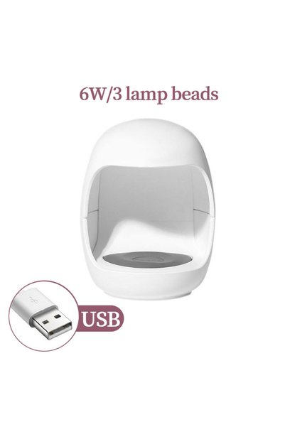 Choice مصباح أظافر صغير YIKOOLIN 6 وات LED أبيض، مصباح USB LED بالأشعة فوق ال...