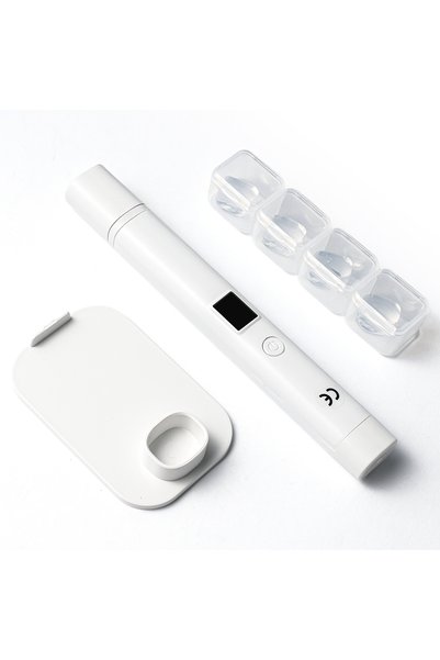 Choice WHITE LIMEGIRL Mini LED UV Nail Lamp Rechargeable Gel Polished LED Nai...