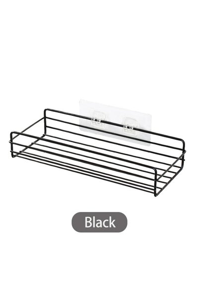 Choice Black G540 Bathroom Storage Rack Kitchen Organizer Shelf Black Shelves...