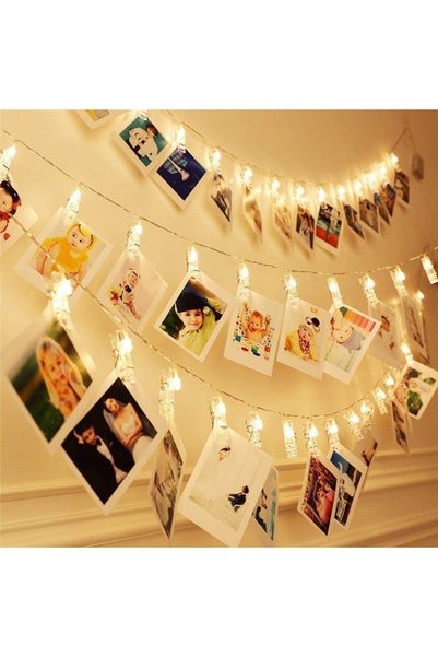 Choice 3meter 20leds Warm White Garland Card Photo Clip Fairy String Lights 2...