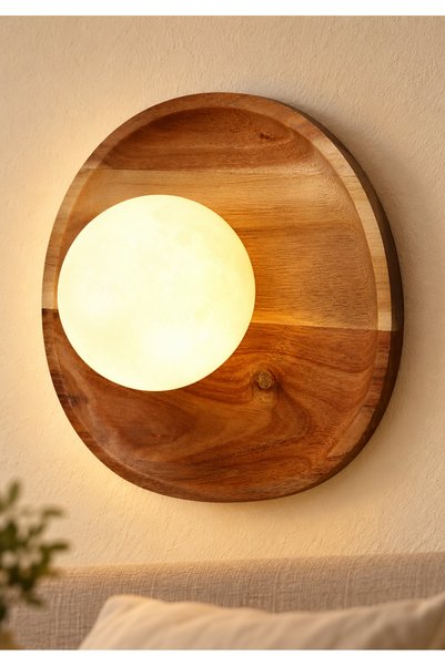 Generic Brand Modern Wood Wall Applique G9 Wa/E6736/Wd