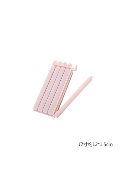 Choice Pink-12cm-5PCS 5 Food Snacks Sealing Clips 12/15.5 cm Portable Kitchen...