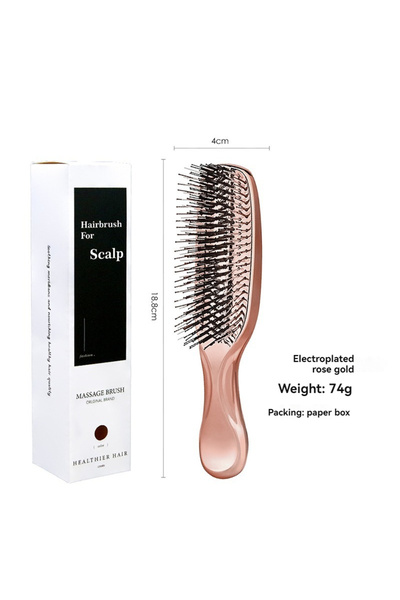 Choice rose gold Electroplated Hair Comb Dry Wet Use Fluffy Styling Comb New ...