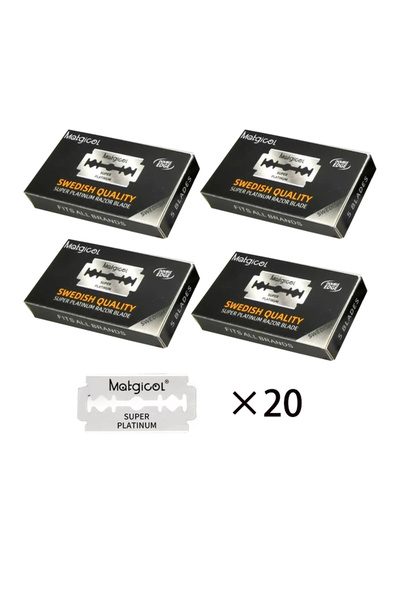 choice2 20 Blades 50/100/200 Count Double-sided Safety Razor Blade For Men Be...