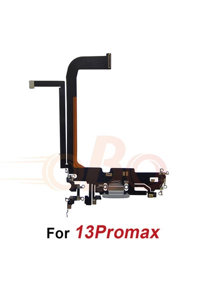 Choice 13Promax-Grey Charging Port Flex Cable for iPhone 11 12 13 Pro Max Min...