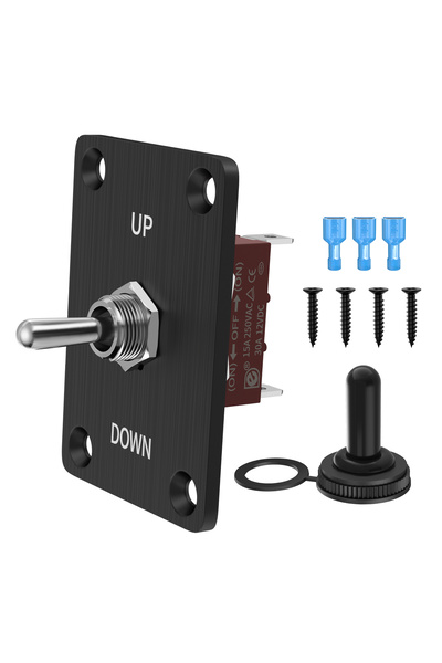 Choice (ON)-OFF-(ON) DaierTek Momentary 30A Toggle Switch Waterproof 12V (ON)...