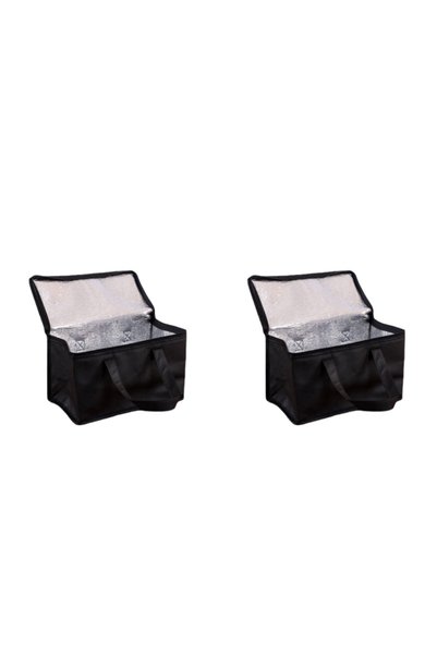 MOJOYCE alloet 2PCS 28x14x17cm Picnic Bag Large Capacity Insulated Storage Ba...