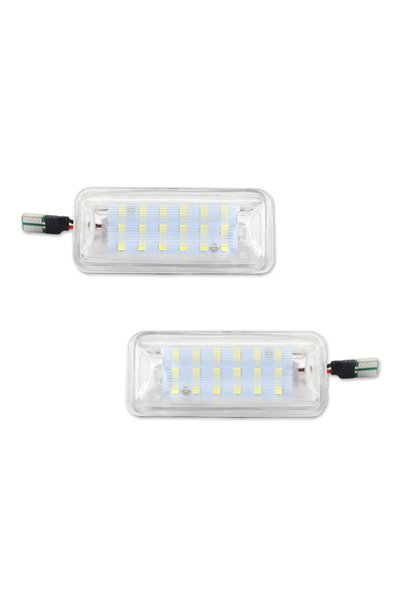 Choice مصباح لوحة ترخيص LED أبيض (قطعتان) لسيارات سوبارو فورستر وإمبريزا وليج...