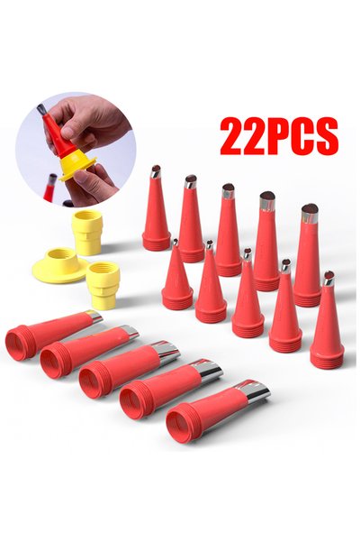 Choice 22 قطعة من أدوات تشطيب السيليكون المصنوعة من الفولاذ المقاوم للصدأ، فو...