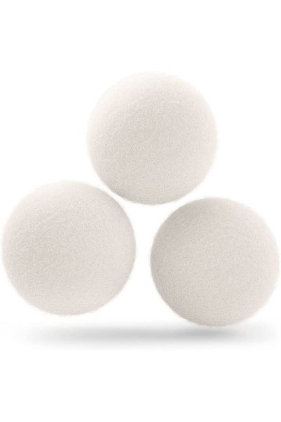 Choice 3PCS Wool Dryer Balls 7CM Premium Natural Fabric Softener Wool Balls R...