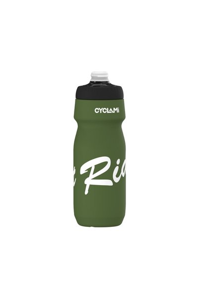 Choice6 Navy Green 650ml CYCLAMI Bicycle Water Bottle 650ml PP5 Plastic for M...