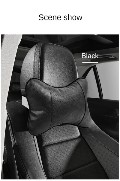 Choice 1pc black Car Seat Headrest Restraint Auto Safety Head Neck Rest Relax...