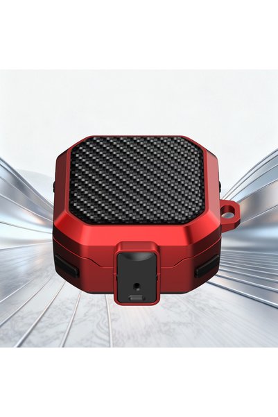 Choice3 Red Carbon Fiber Switch Lock Earphone Case For Samsung Galaxy Buds 4 ...
