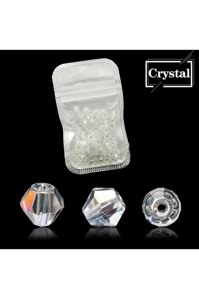 Choice38 4mm 1000pcs clear 1000pcs Wholesale Big Bag Colorful 4mm Bicone Crys...