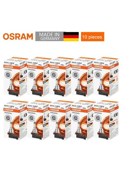 choice2 H11 10PCS OSRAM 10pcs H4 H7 H11 HB3 HB4 Original Lamp 3200K Head Ligh...