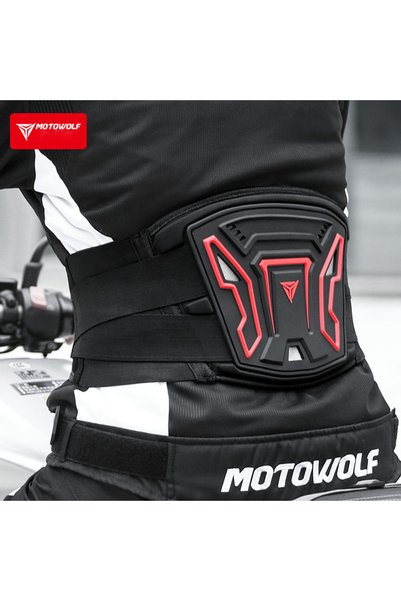 Choice XL MDL1028 RD Motorcycle Waist Protector Brace Anti-Fall Comfortable B...