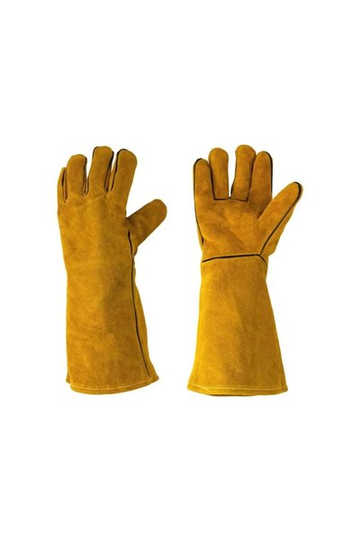 Choice A Flame-retardant Welding Work Gloves Heat-proof Metal Welding Protect...