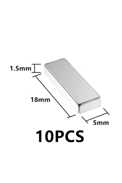 Choice5 18x5x1.5--10PCS Cuboid Long Bar Strong Fridge Magnets Powerful Magnet...