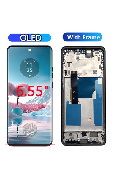 Choice 40Neo OLED With Fram New OLED Display For Motorola Edge 40 Neo LCD Dis...