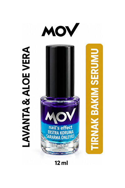 MOV Tırnak Extra Koruma Ve Sararma Önleyici Lavanta-Aloe Vera İçerikli 12 ML