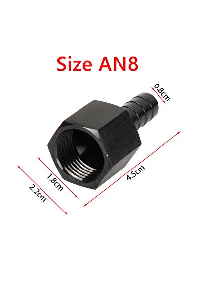 Choice1 AN8 1 قطعة 6AN 8AN خيط ذكر إلى 3/8" محولات خرطوم خط الوقود AN6 AN8 مح...