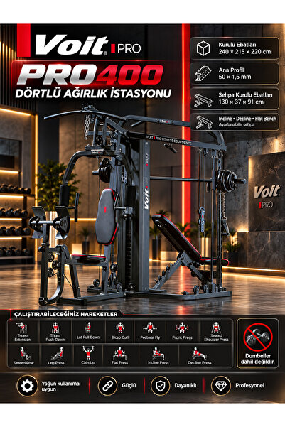 Voit VOİT PRO 400 DÖRTLÜ AĞIRLIK İSTASYONU (MULTI STATION MACHIN)