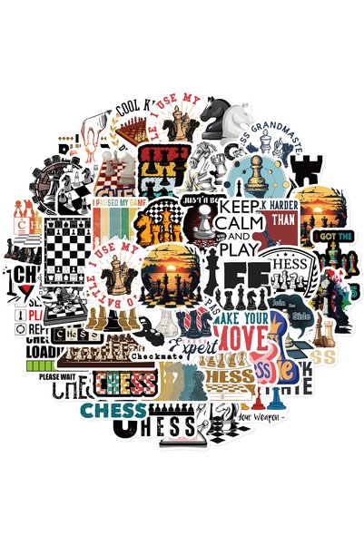 Choice 50PCS 50PCS Chess Game Sticker Classic Motorcycle Graffiti Laptop Phon...