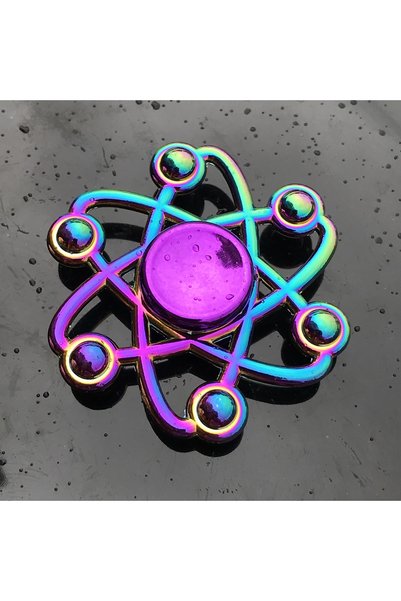 ZIRI set 23 Rainbow Metal Fidget Spinner Toys Stainless Steel Bearing High Sp...