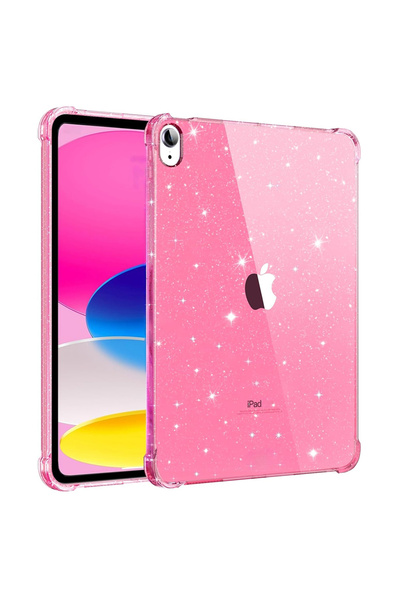 choice2 iPad 10th 11th A16 Glitter Pink Case for iPad (A16) 11th 10th Generat...