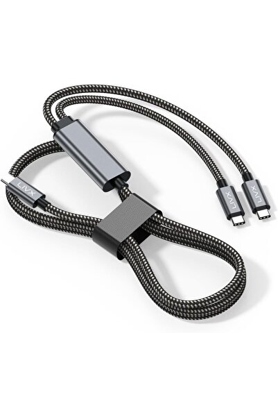 ART3 100W Çift Uçlu Type-C PD Şarj ve Veri Kablosu – E-Mark Chip, 1,5 Metre, Çift Cihaz Şarj Desteği (2)