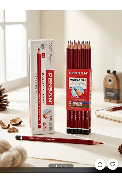 Lisinya 12 pieces of pencil 12 pieces of red copy pen