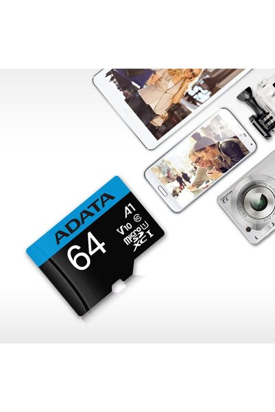 ART3 SD MicroSD Card 64GB SDXC (UHS-I Class 10) Ada Perakende