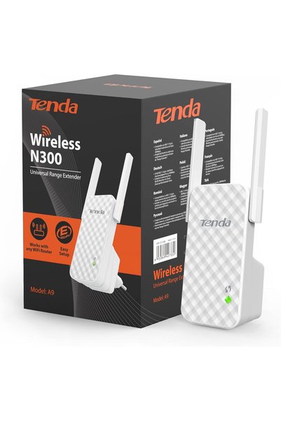 TAKYAKIŞTIR A9 Wireless N300 Alan Genişletici