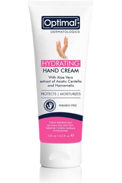 OPTİMAL Optimal+ Dermatologics Hydrating Hand Cream with Aloe Vera, 125 ml