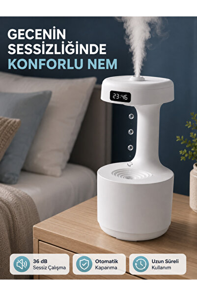 Lisinya Ultrasonic Air Humidifier 800 ml Aromatherapy Diffuser with Reverse W...